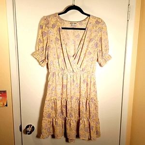 Inspired Hearts mini floral summer dress size juniors large